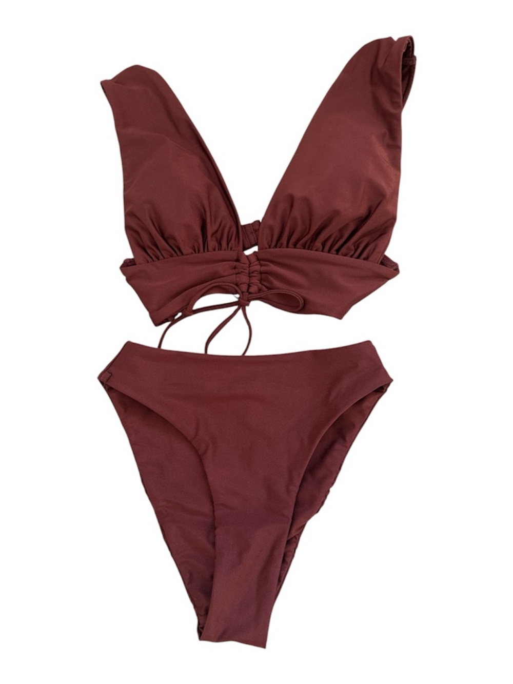 Andrea Iyamah Karo Brown Bikini XS NWT